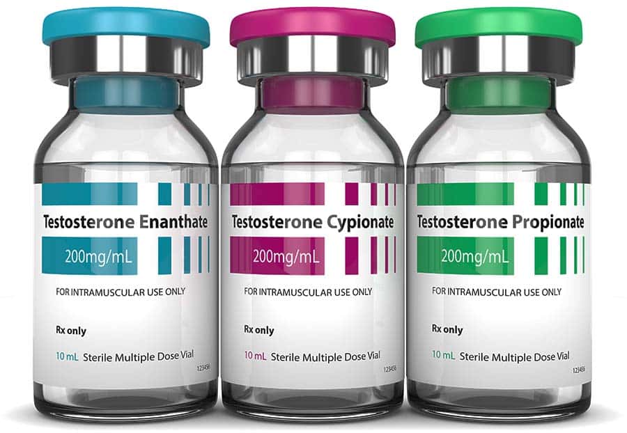 Testosterone Enanthate, Cypionate, Propionate