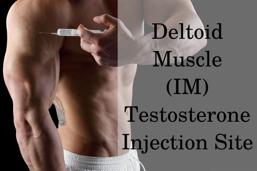 Deltoid Muscle (IM) Testosterone Injection Site