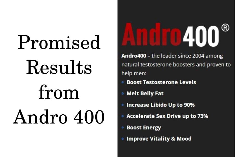 Promised results from Andro 400